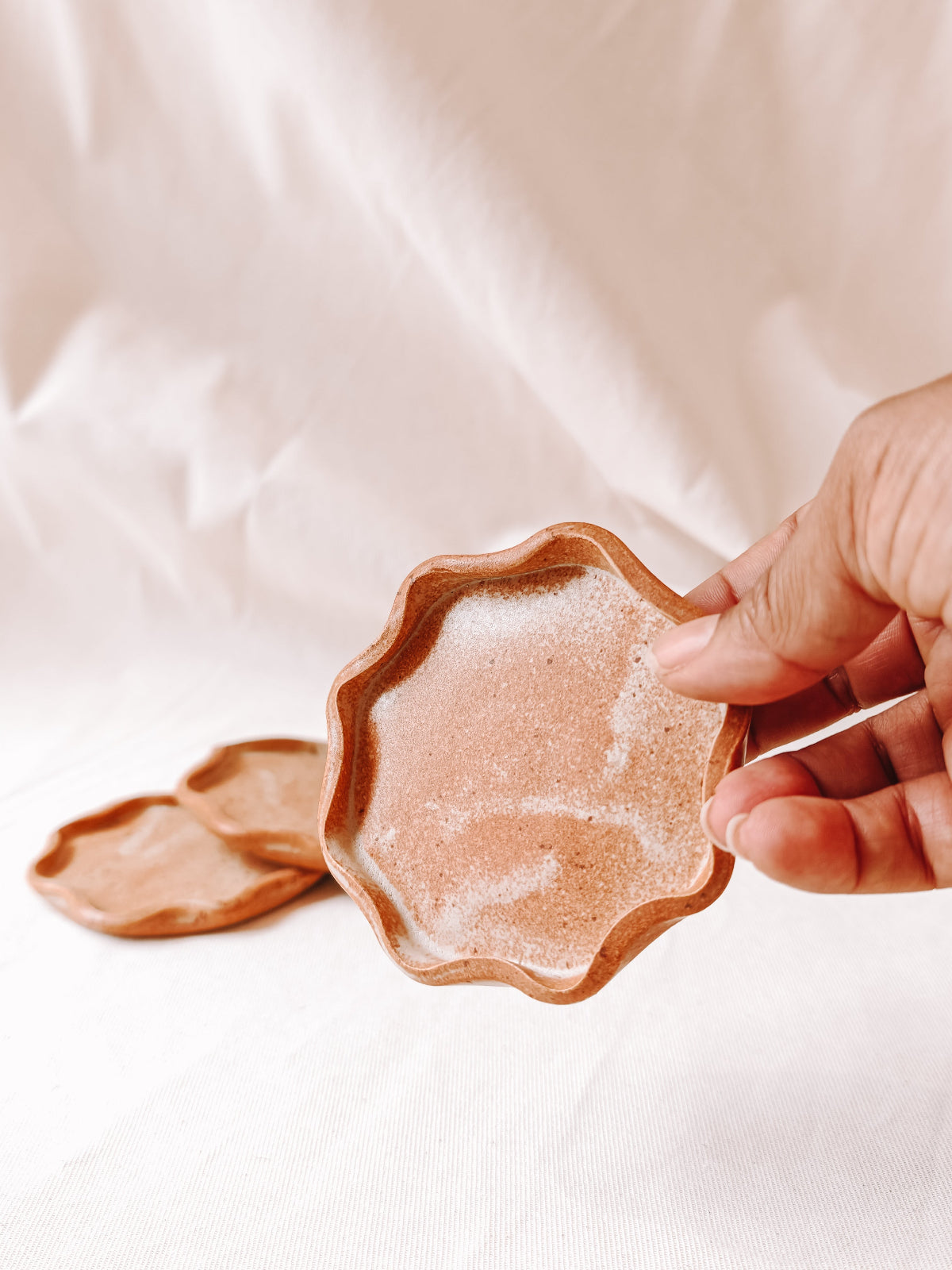 Mini-Keramikschälchen Braun
