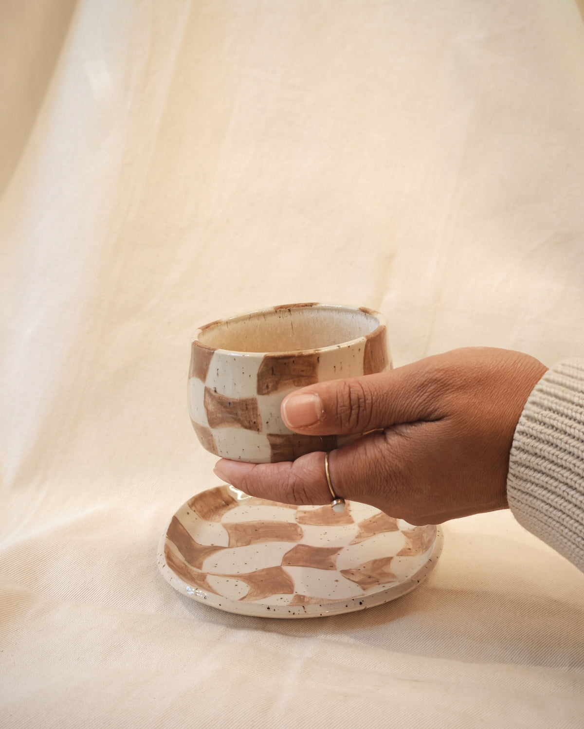 Ladrilho Keramiktasse – Brasilianisches Design